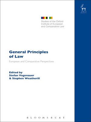 cover image of General Principles of Law